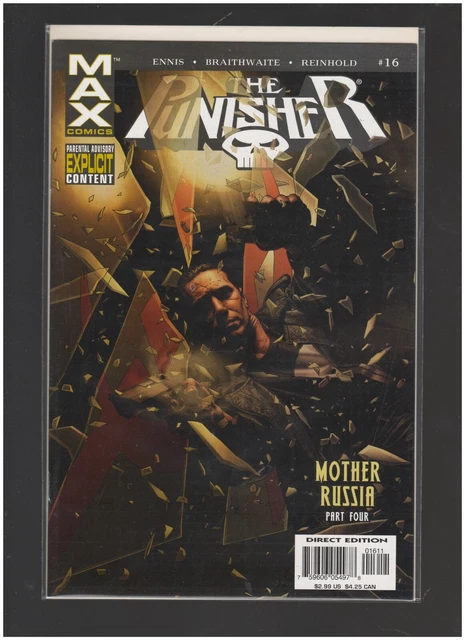 The Punisher #16 Vol. 7 Marvel MAX Comics 2005 MCU