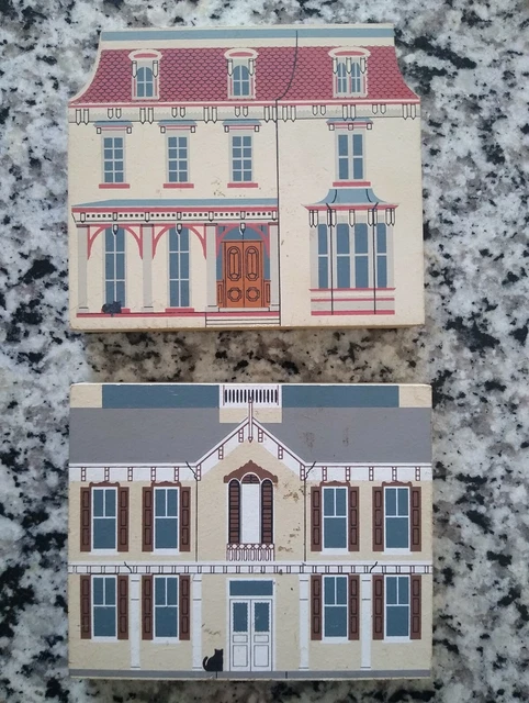 Dover Delaware Cats Meow Scull House McCosh House Shelf Sitter Lot