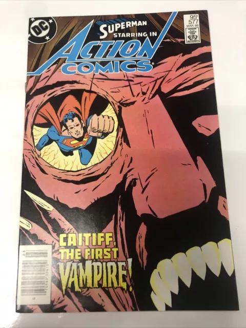 Action Comics (1986) # 577  (VF/NM) Canadian Price Variant • CPV • Keith Giffen
