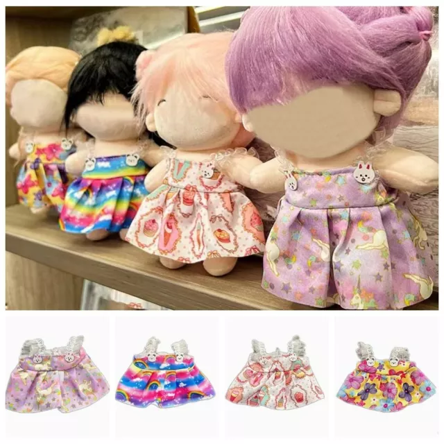 DIY Doll Clothes 20cm Dresses Cute Suspender Pants  Cotton Doll