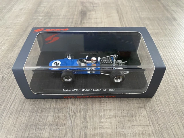 1:18 SPARK 18S611 Matra MS10 Jackie Stewart Winner Nürburgring 1968