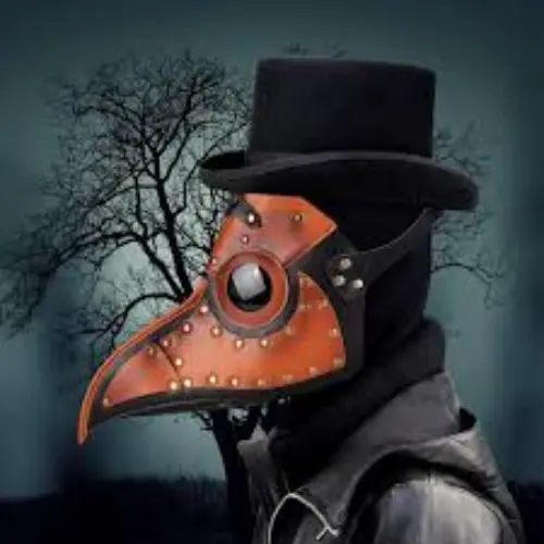Bird Mask Costume Plague Doctor Halloween Mask Plague Steampunk Leather