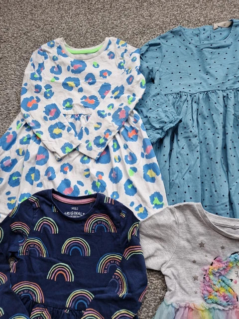 Girls Next M&S John Lewis Dress Bundle Age 2-3 Years 4