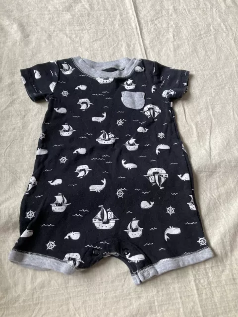 carters baby boy knit short outfit size 9M