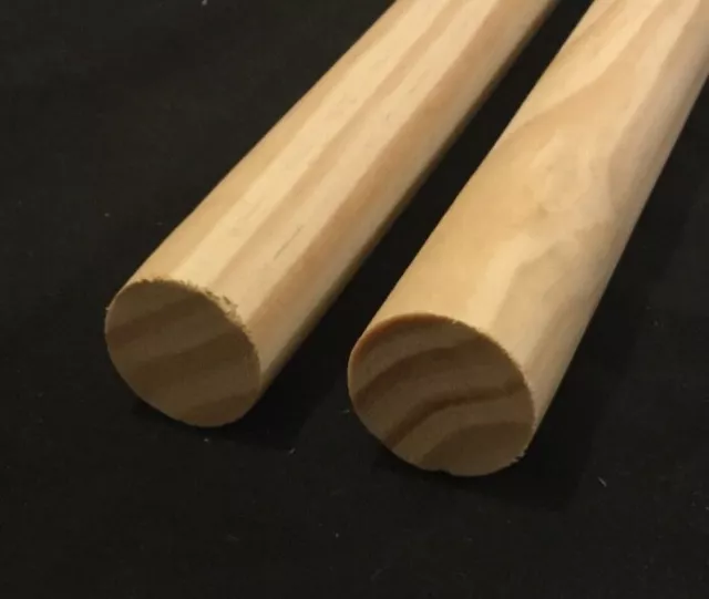 Wooden dowel rod 3,5,8,10,12,15,18,20,22-60mm diameters x 300mm