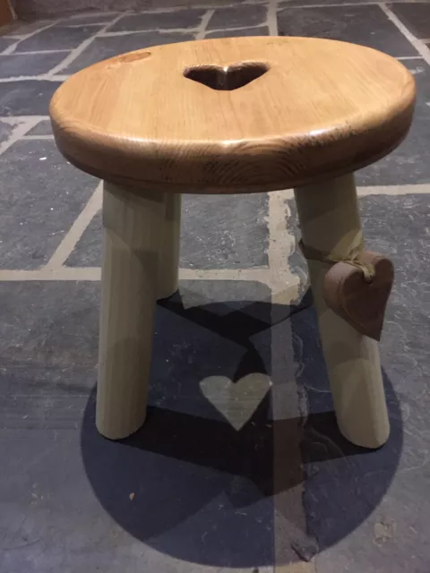 Milking Stool Pine Top