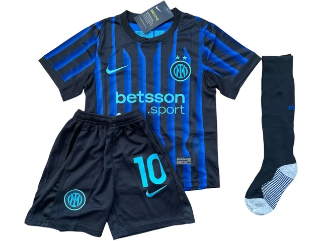 Completo Ufficiale Nerazzurro Calhanoglu 2025/2026 – Maglia, Pantaloncini E Calzettoni, Per Adulto E Bambino, Replica Da Campo