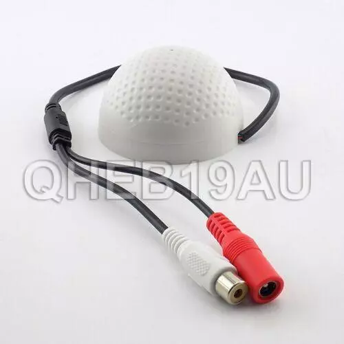 Golf Microphone High Sensitive CCTV Camera Sound Audio Pickup Monitor Device 26H