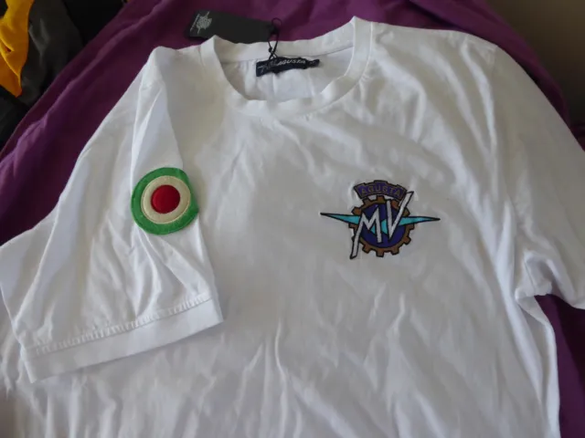 ORIGINAL MV AGUSTA TSHIRT T-SHIRT -keine Jacke -SAMMLERSTÜCK GRÖSSE L-XL