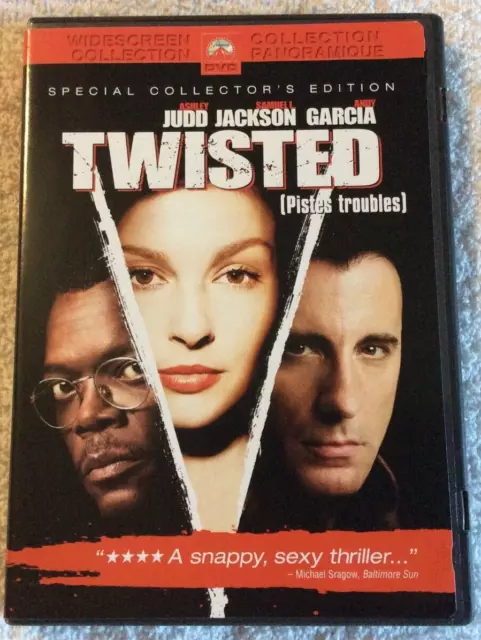 Twisted DVD 2006 Special Collectors Edition Ashley Judd Samuel L Jackson