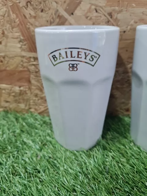 2 Baileys Irish Cream Weißgold Milchshakes Getränke Keramik Tassen Top Geschenk 2