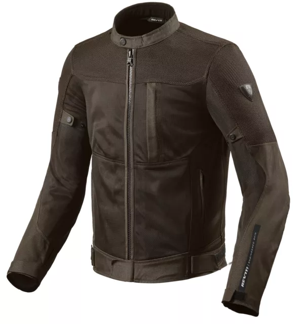 Giacca Jacket Summer Traforata Estiva Moto Rev'it Vigor Brown Marrone Tg L