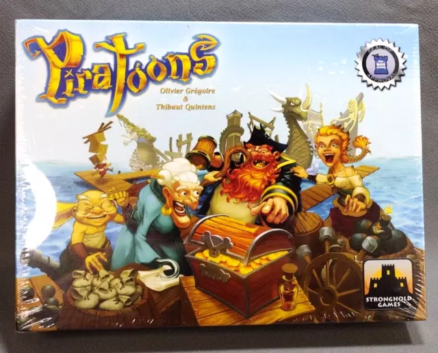 Piratoons -- Family Pirate Board Game NEW SEALED 25e Stronghold Games