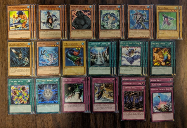 YU-GI-OH ANIME MAKO Tsunami Water Aqua Legendary Fisherman Deck $35.00 -  PicClick AU