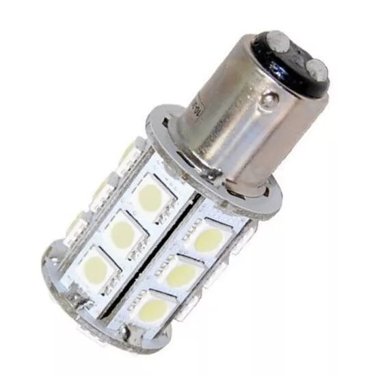 Feu de navigation et de mouillage Ba15d 24LEDs Ampoule LED SMD à double... 2