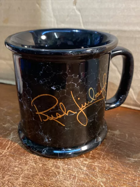 Rush Limbaugh Gold Signature Coffee Cup: Rare Antique Collectors Mug EIB Network