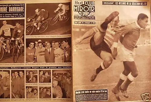 Le Miroir Des Sports 1956 N 599 Football: Roger Marche