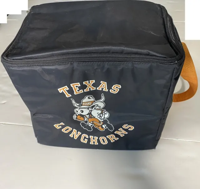 Texas Longhorns Bag Cooler Vintage Logo Professional Sports Club Orange Black