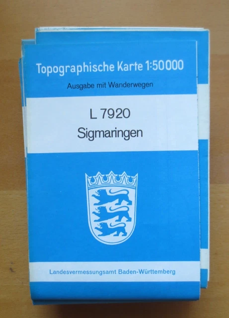 r1-1) Topographische Karte 1 : 50000   Sigmaringen    L 7920