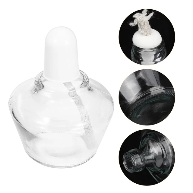 BURNER LAMP LABORATORY Glass Bunsen Burner Experiment Heating Tool with