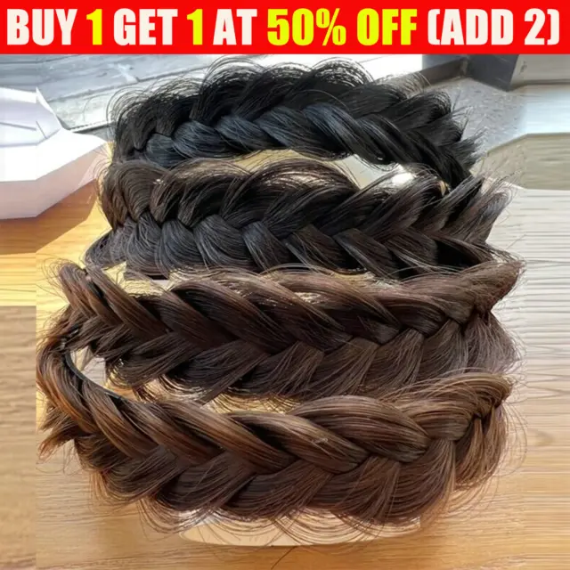 braided headband-fake | Braided headband hairstyle, Hair styles, Headband  hairstyles