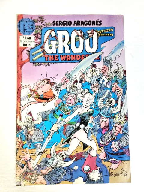 Groo The Wanderer #8 By Sergio Aragones 2nd App Chakaal Final Issue Pacific 1984