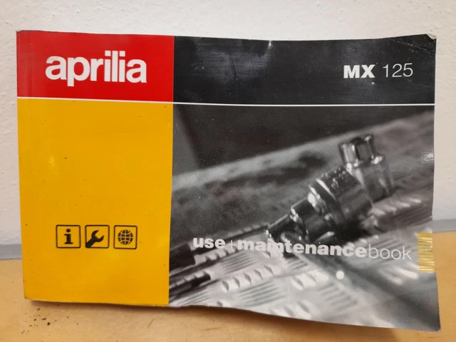 Aprilia Libretto Uso E Manutenzione Istr Ita/en/de/fr MX 125 2003