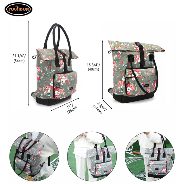 camo bike bag