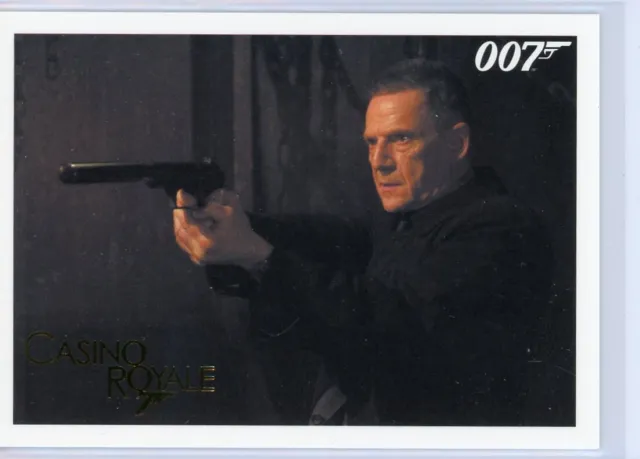 2014 James Bond Archives GOLD PARALLEL Card #79 Casino Royale #'D 012/125