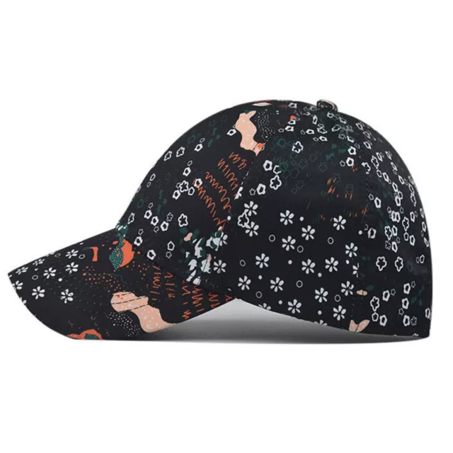 Fashion Mens Womens Colorful Baseball Cap Strapback Adjustable Black Hip Hop Hat