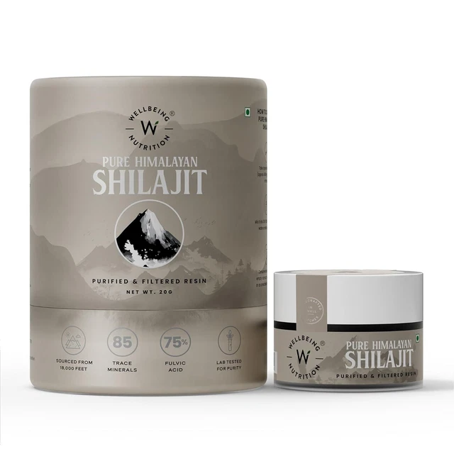 Shilajit Pur 100% Résine - Acide Fulvique - 20g - Organique - Date D'Exp. Décembre 2027 - Neuf