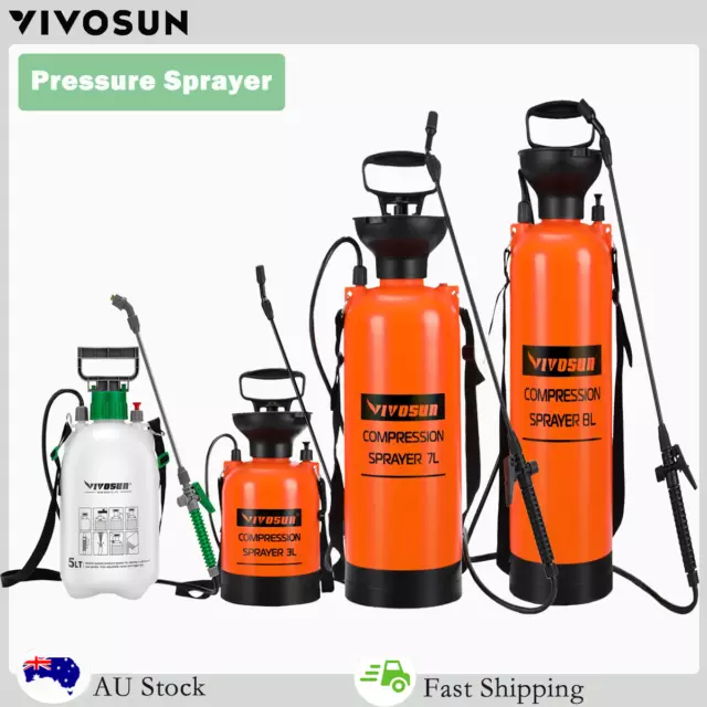 VIVOSUN Pump Pressure Sprayer, Pressurized Lawn Garden Water Weed Spray Bottle
