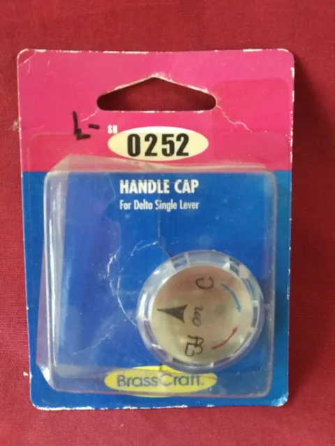 SH0252 Brass Craft HANDLE CAP FOR DELTA SINGLE LEVER