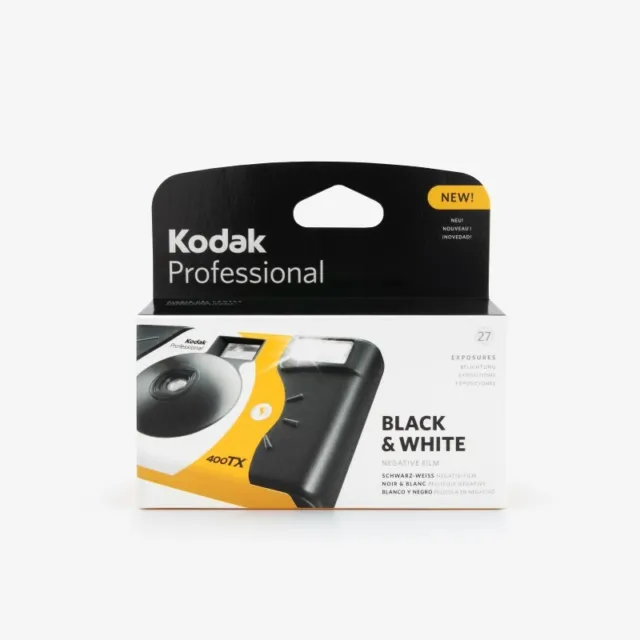 Kodak TRI-X 400 Black & White Disposable Single Use Film Camera. 27 Exposures