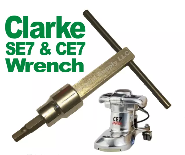 Wrench For Clarke SE7 and CE7 Floor Edger T-Handle HEAVY DUTY