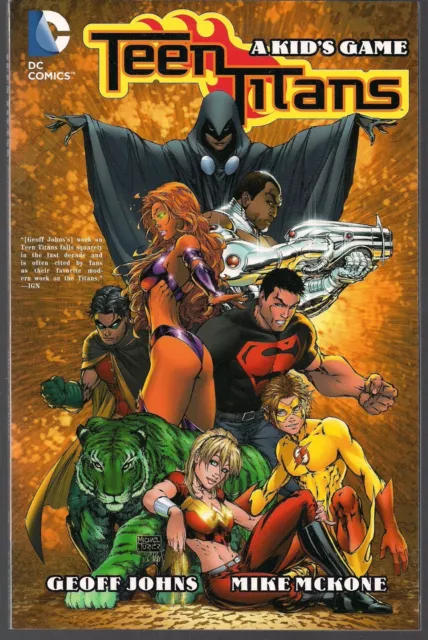 Teen Titans Vol 1 A Kid's Game Dc 2016 Softcvr Gn Tpb Deathstroke & Jla #1-7 New