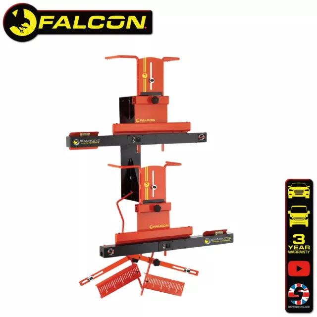 SharkEye Falcon - Sistema di allineamento laser 4 ruote. Made in UK.  Factory Second.