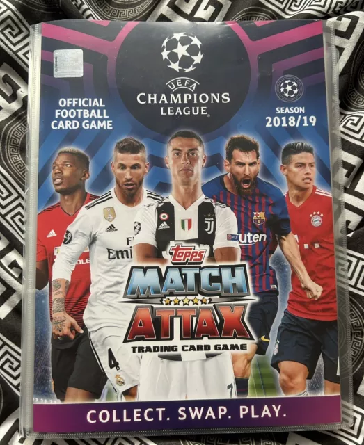 Match Attax Champions League 18/19 Complete Set Inc All 14 Limited Edition Cards