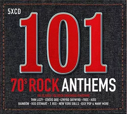 Various Artists - 101 70s Rock Anthems - Various Artists CD 86VG The Cheap Fast