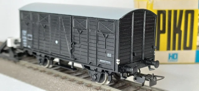 Wagon Piko 96628 SNCF Type Gs4 - Couvert 2 Essieux HO (1:87) - Marquage UIC Neuf