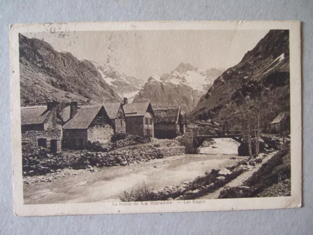 Cpa (38) La Route De La Berarde - Les Etages. Saint Christophe En Oisans