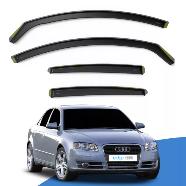 AUDI A4 B6/B7 2000-2009 4 Door Saloon Wind Deflectors 4pc Edgevisors Tinted