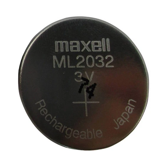 RECHARGEABLE COIN CELL CMOS Battery Backup 3V Japan for Maxell ML2032