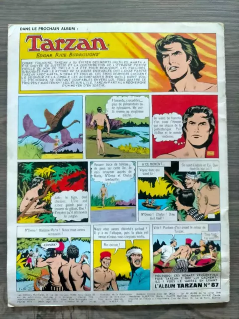 collection TARZAN n° 86 éditions MONDIAL DEL DUCA récit complet 1976 2