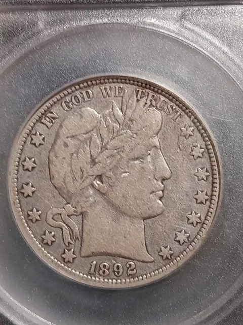 1892-O Barber Silver Half Dollar Fine +