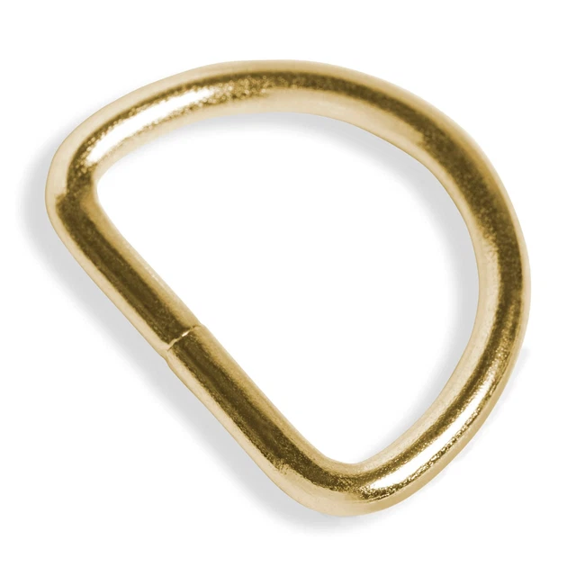 Anillos en D 25mm x 3mm soldados acero laminado [20 unidades] HEAVYTOOL®