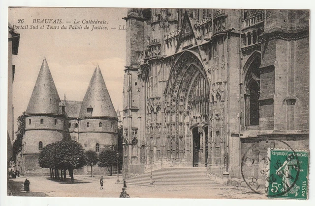 BEAUVAIS - Oise - CPA 60 - the Cathedral - the portal