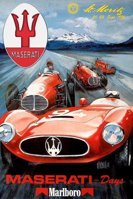 Poster Manifesto Locandina Film Steve McQueen Le Mans Stampa