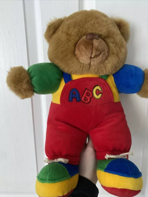LILO Bear Vintage Retro ABC Brown Soft Teddy VGC Collectible Kids Nursery LI-LO