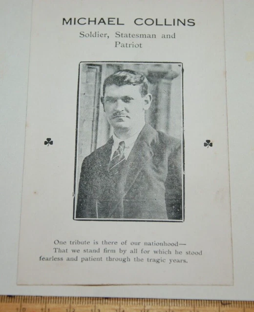 1920'S . Michael Collins. Ireland Independence Civil War. Excellent Provenance.